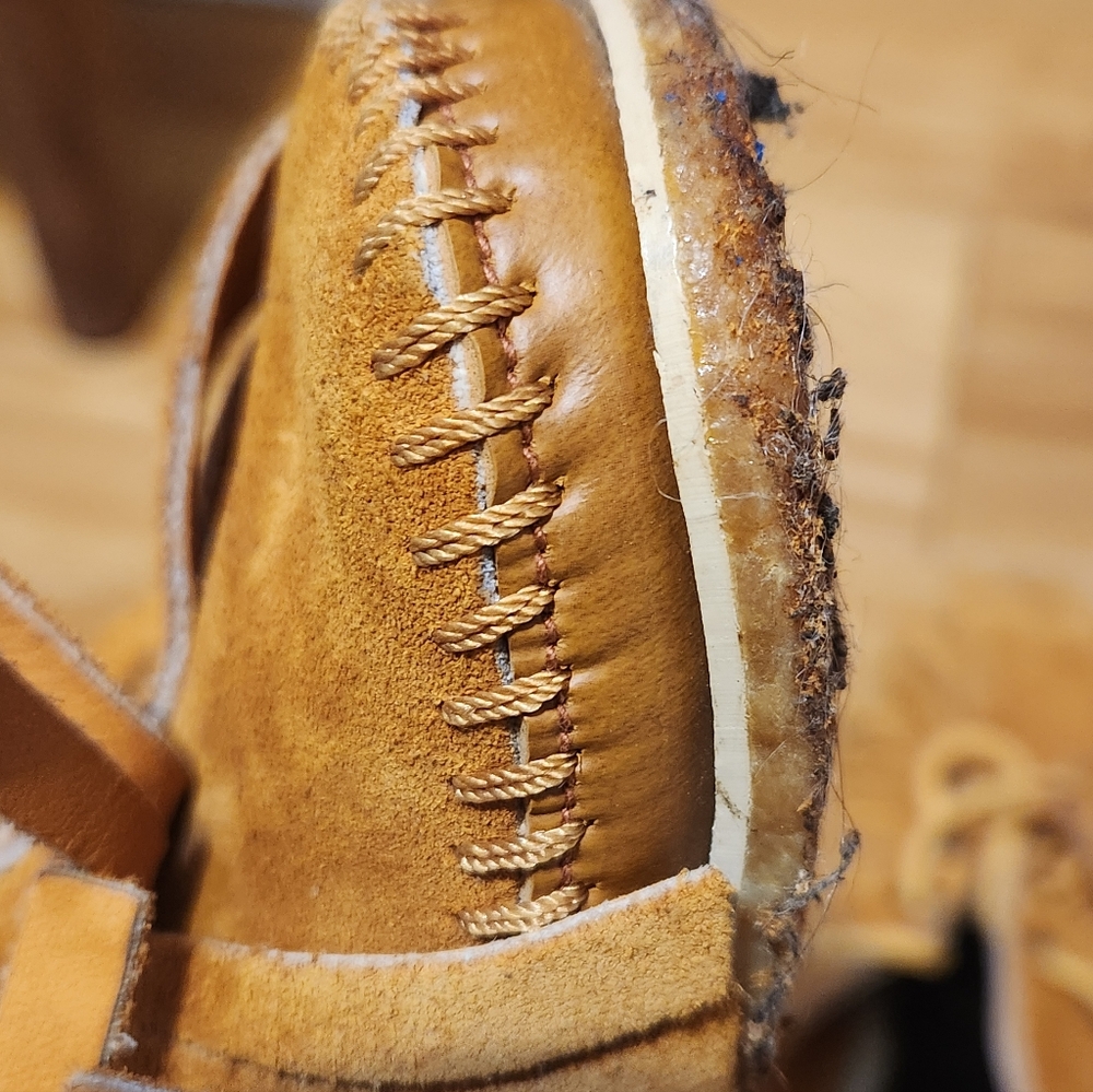 Vintage Canadian Leather Fringe Moccasins - Picture 6 of 13